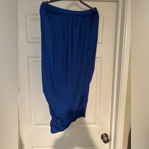 Blue strapless dress brand new